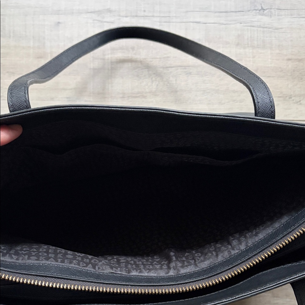Kate Spade Black Tote w/ Laptop Sleeve - Picture 4 of 7